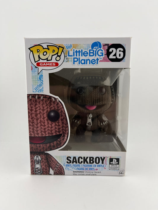 Funko POP! Games Little Big Planet Sackboy #26 Vaulted Rare Retired Vinyl Figure FRENLY BRICKS - Open 7 Days