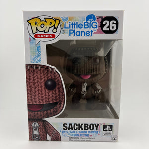 Funko POP! Games Little Big Planet Sackboy #26 Vaulted Rare Retired Vinyl Figure FRENLY BRICKS - Open 7 Days