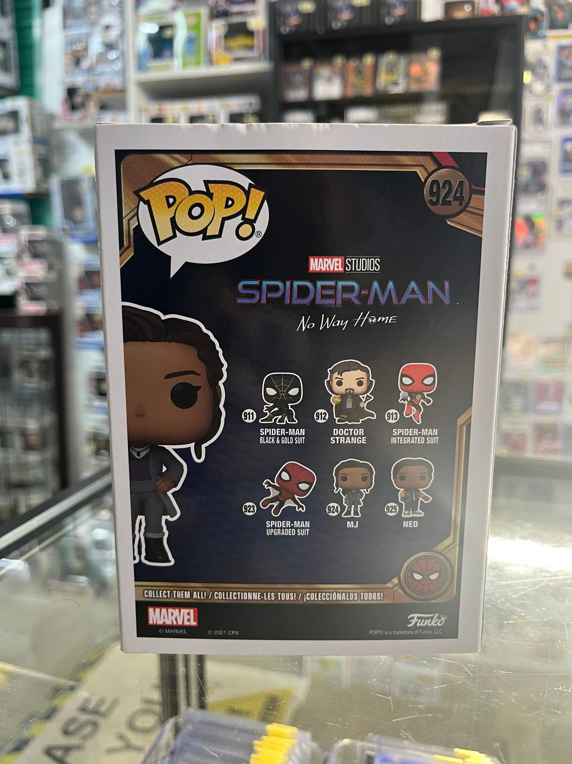 Funko POP Marvel - Spider-Man No Way Home - MJ #924 FRENLY BRICKS - Open 7 Days