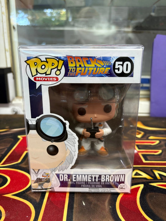 Funko Pop! Dr. Emmett Brown #50 (Back To The Future) FRENLY BRICKS - Open 7 Days