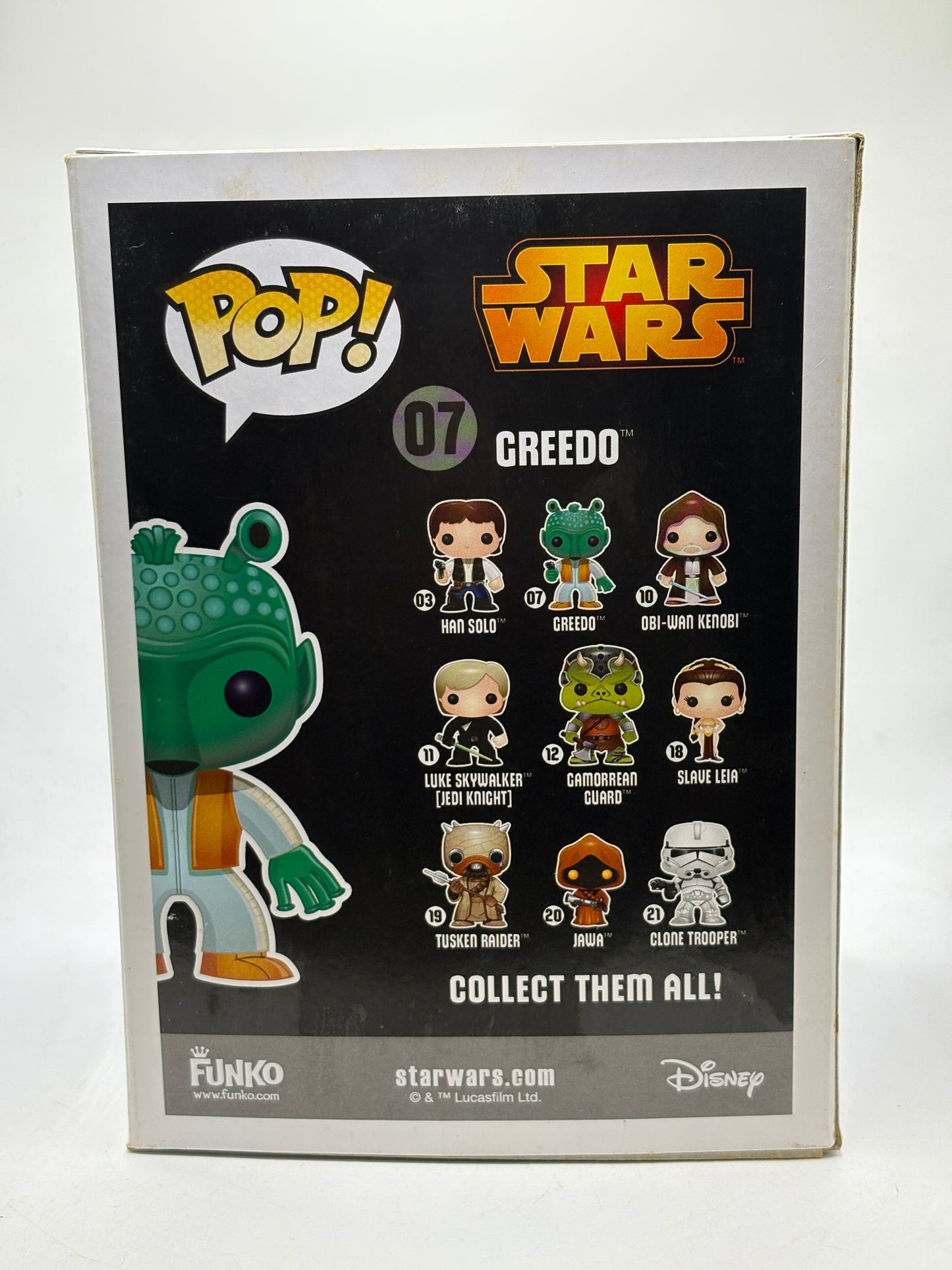 Funko POP! Star Wars #07 Greedo Vinyl Bobble-Head