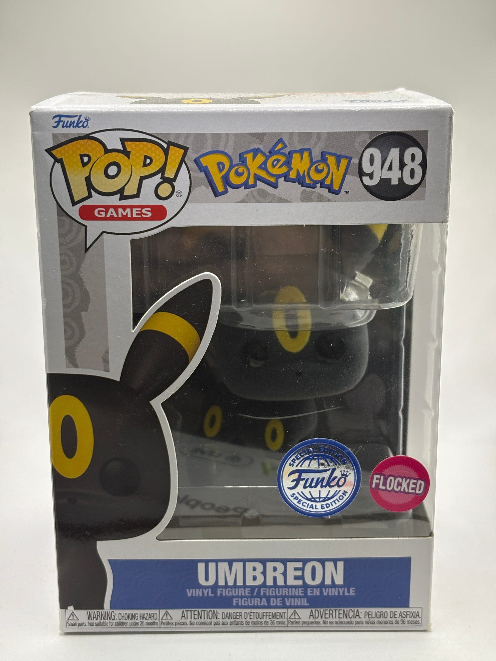 Funko POP! Games Pokemon #948 Umbreon Flocked Special Edition FRENLY BRICKS - Open 7 Days image 1