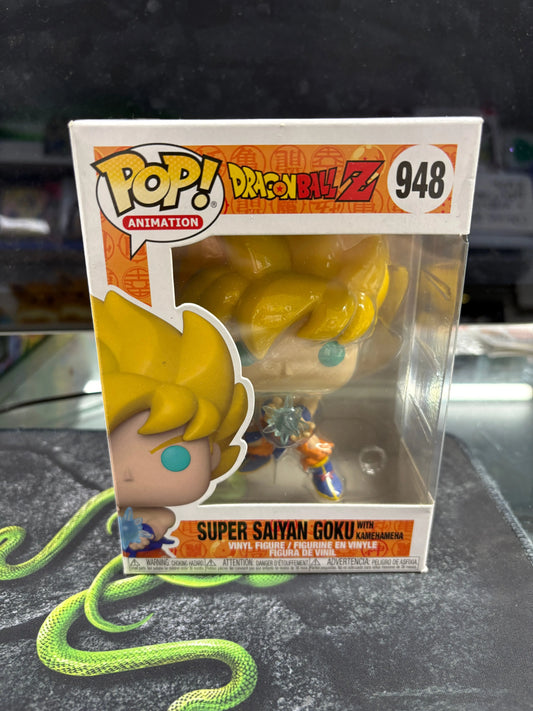 Funko Pop! Vinyl Dragon Ball Z Super Saiyan Goku With Kamehameha (948) FRENLY BRICKS - Open 7 Days