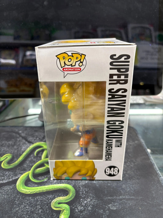 Funko Pop! Vinyl Dragon Ball Z Super Saiyan Goku With Kamehameha (948) FRENLY BRICKS - Open 7 Days