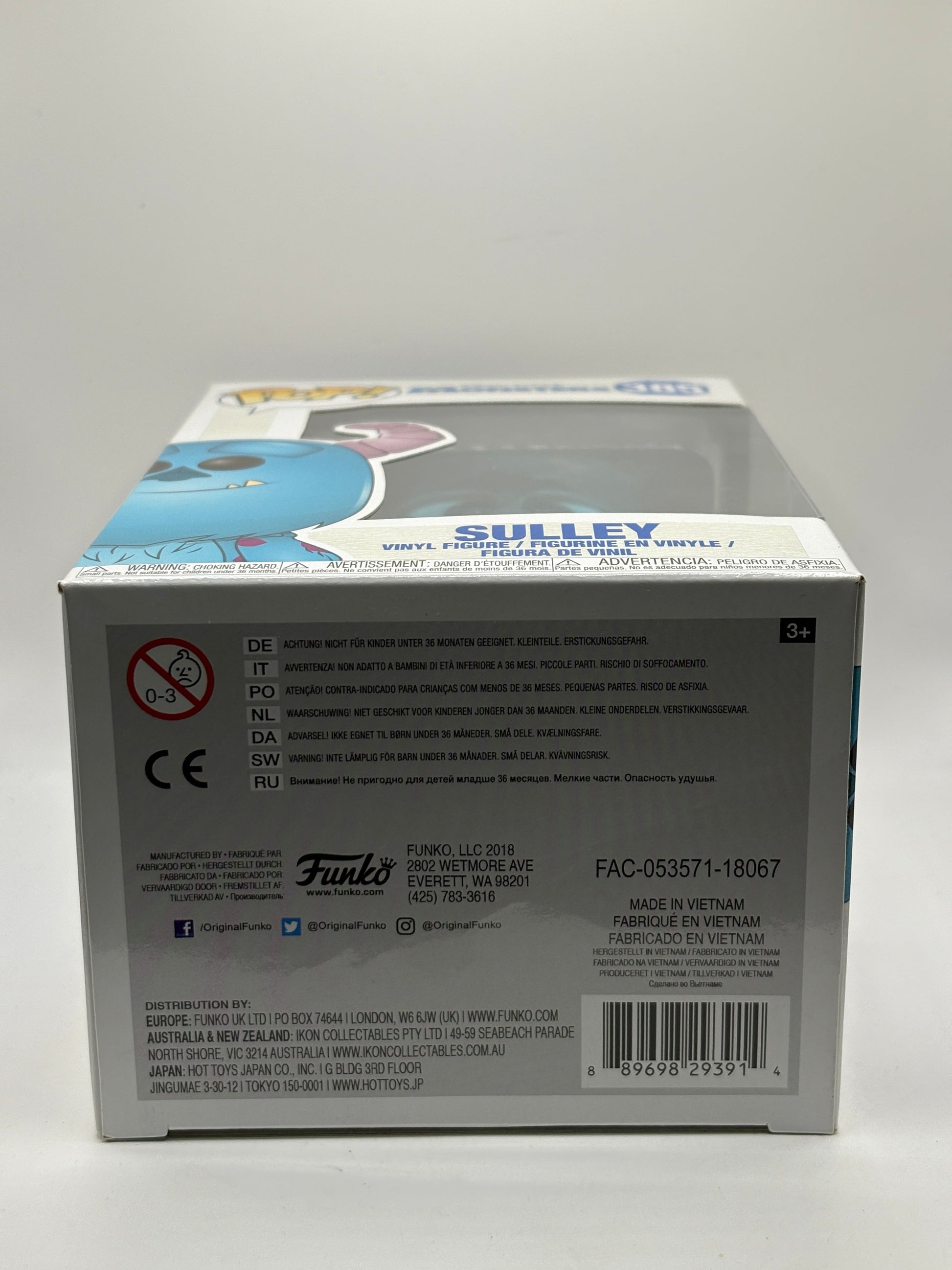 Funko POP! Disney Monsters Inc #385 Sulley Vinyl Figure FRENLY BRICKS - Open 7 Days