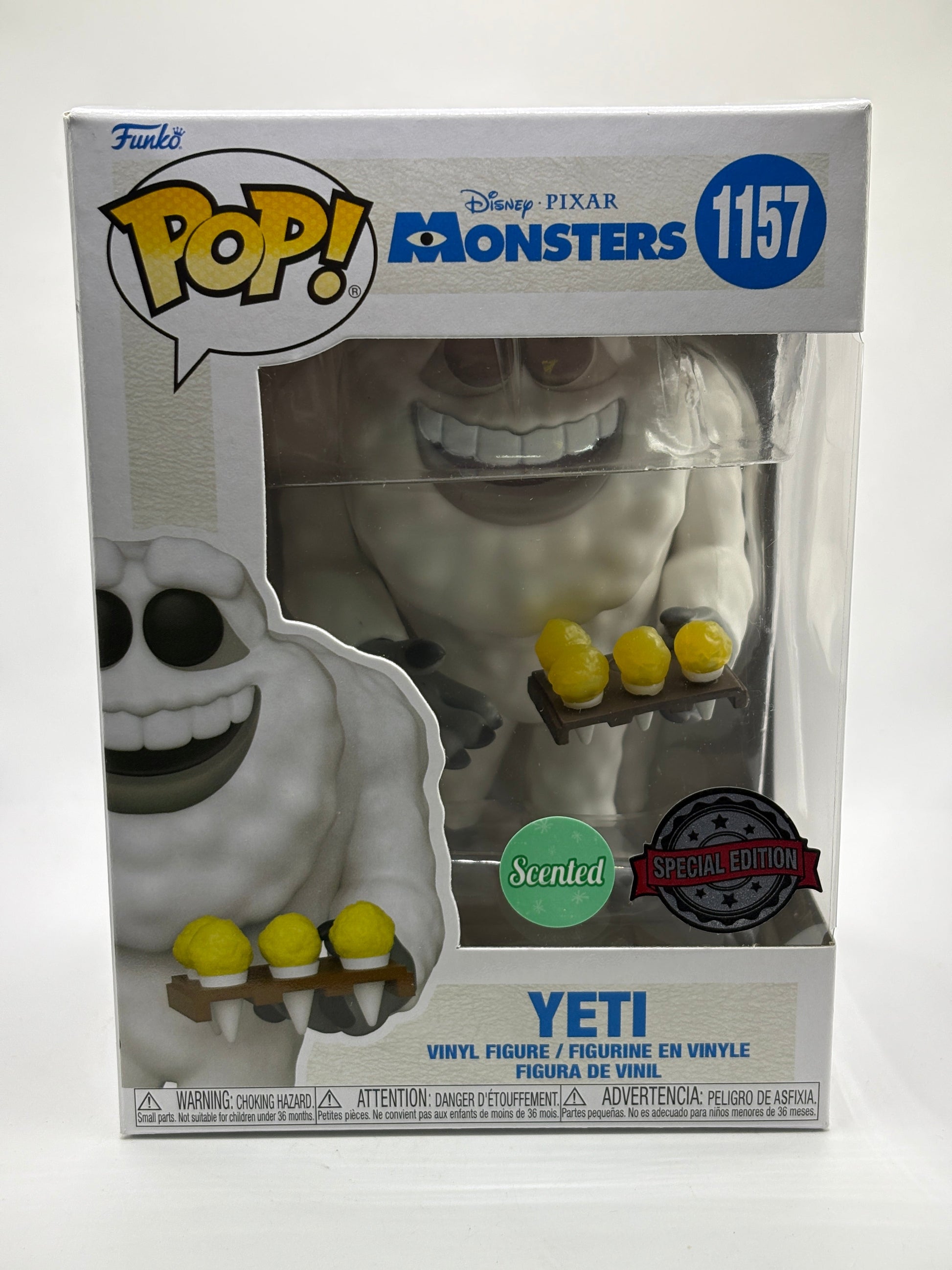 Funko POP! Disney Monsters Inc #1157 Yeti Scented Special Edition FRENLY BRICKS - Open 7 Days