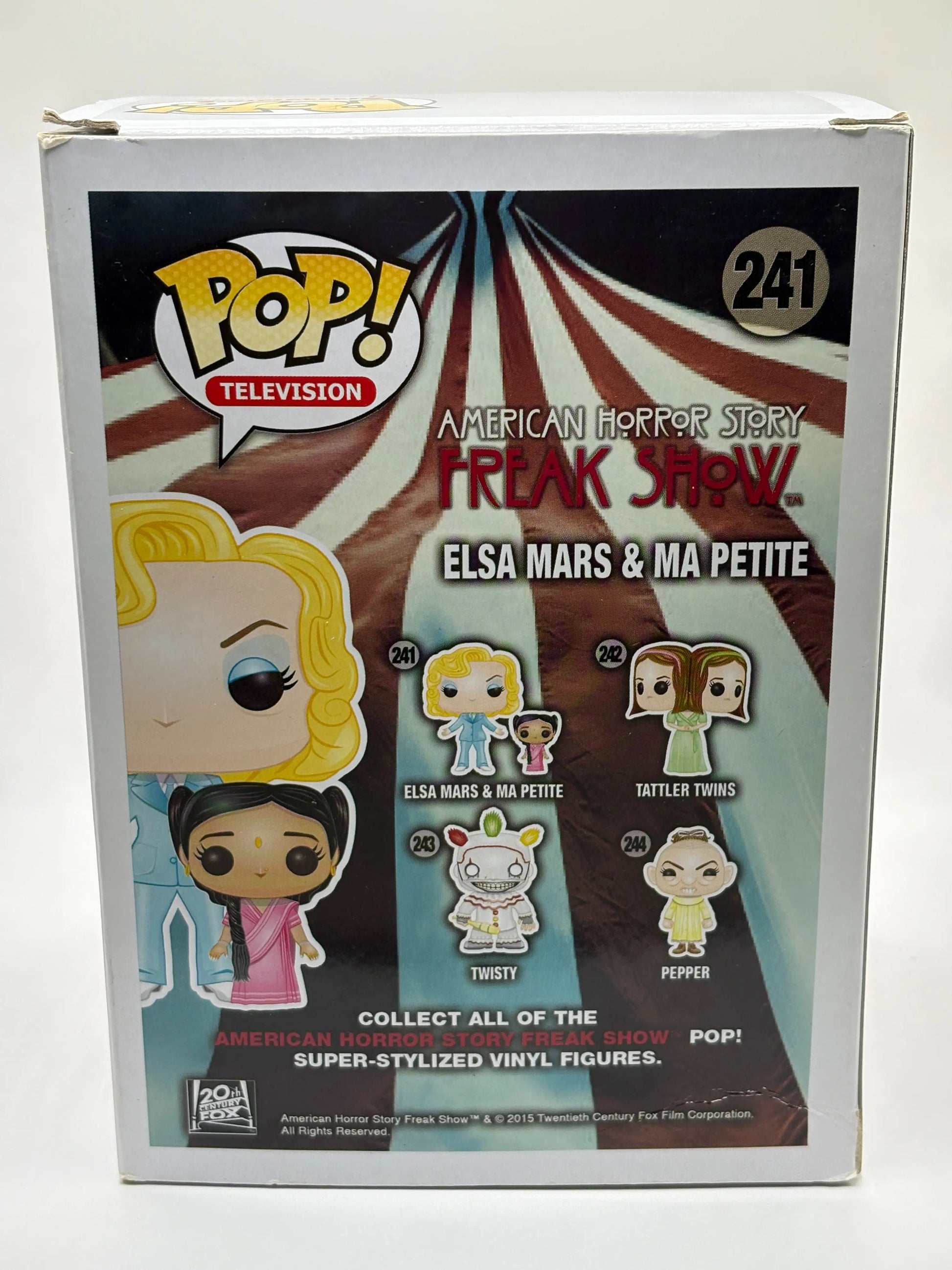 Funko POP! Television AHS Freak Show #241 Elsa Mars & Ma Petite FRENLY BRICKS - Open 7 Days
