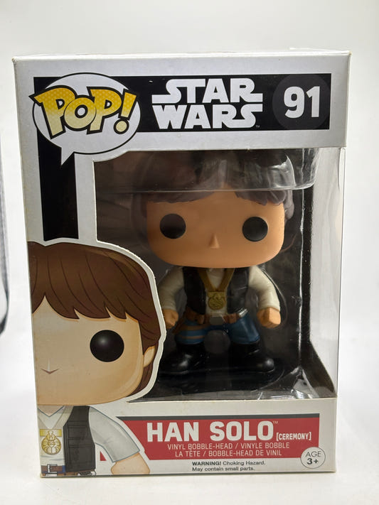 Funko POP! Star Wars #91 Han Solo [Ceremony] Vinyl Bobble-Head
