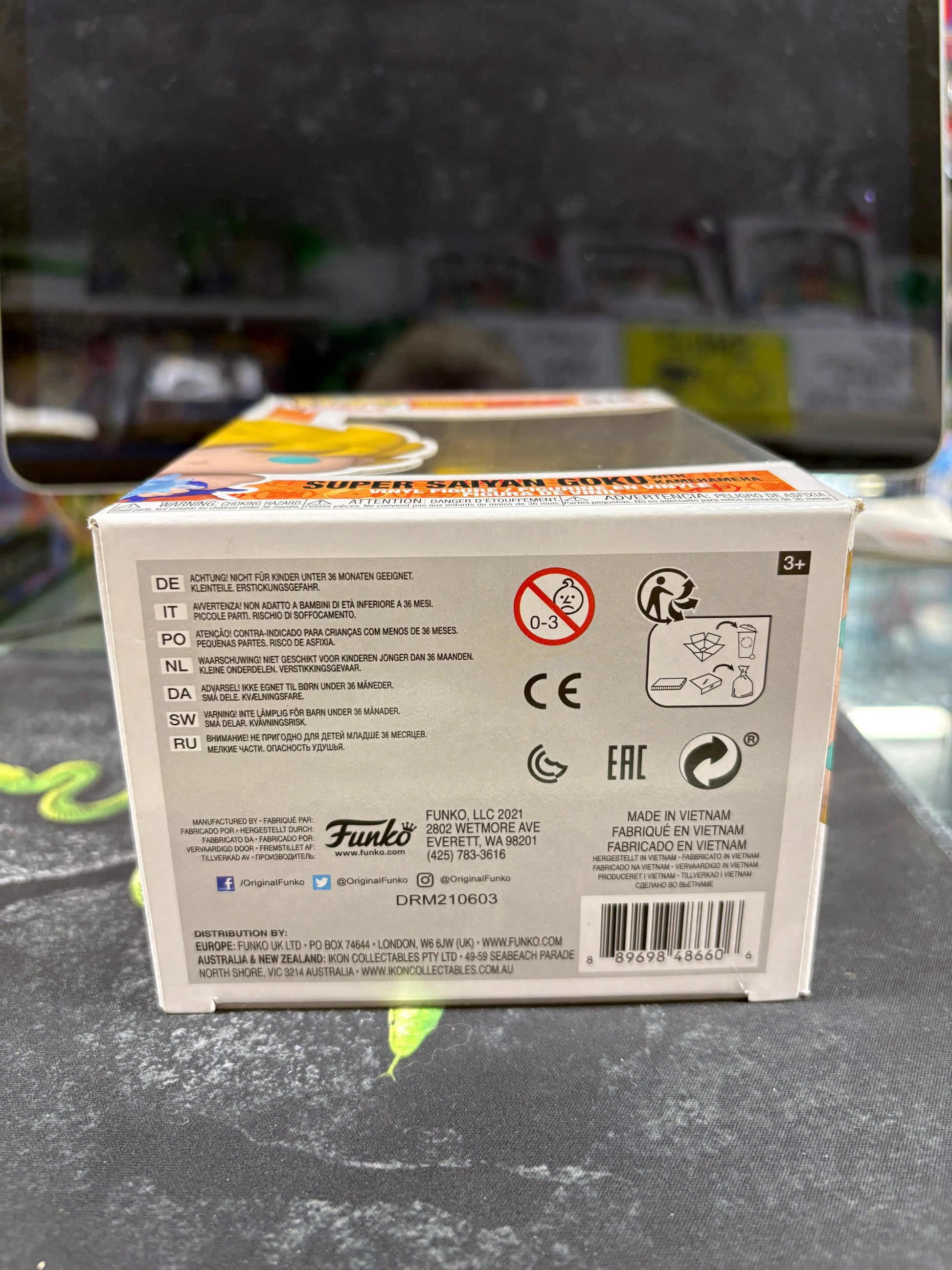 Funko Pop! Vinyl Dragon Ball Z Super Saiyan Goku With Kamehameha (948) FRENLY BRICKS - Open 7 Days