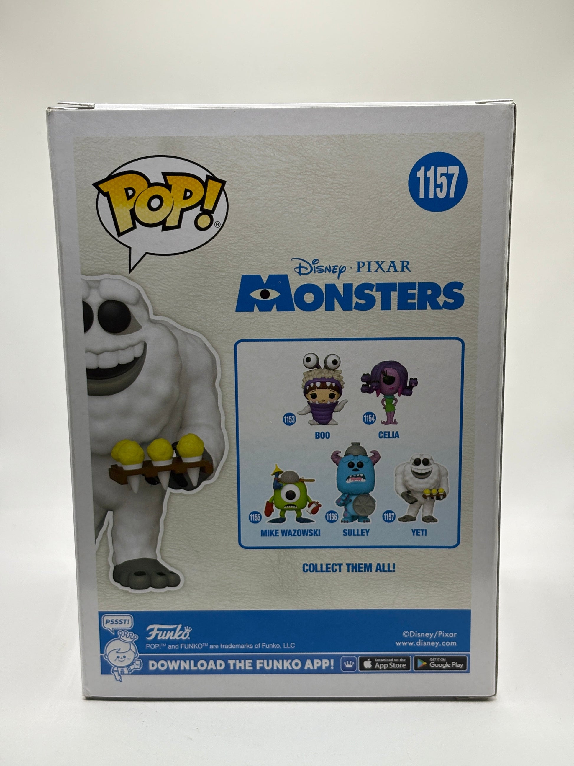 Funko POP! Disney Monsters Inc #1157 Yeti Scented Special Edition FRENLY BRICKS - Open 7 Days