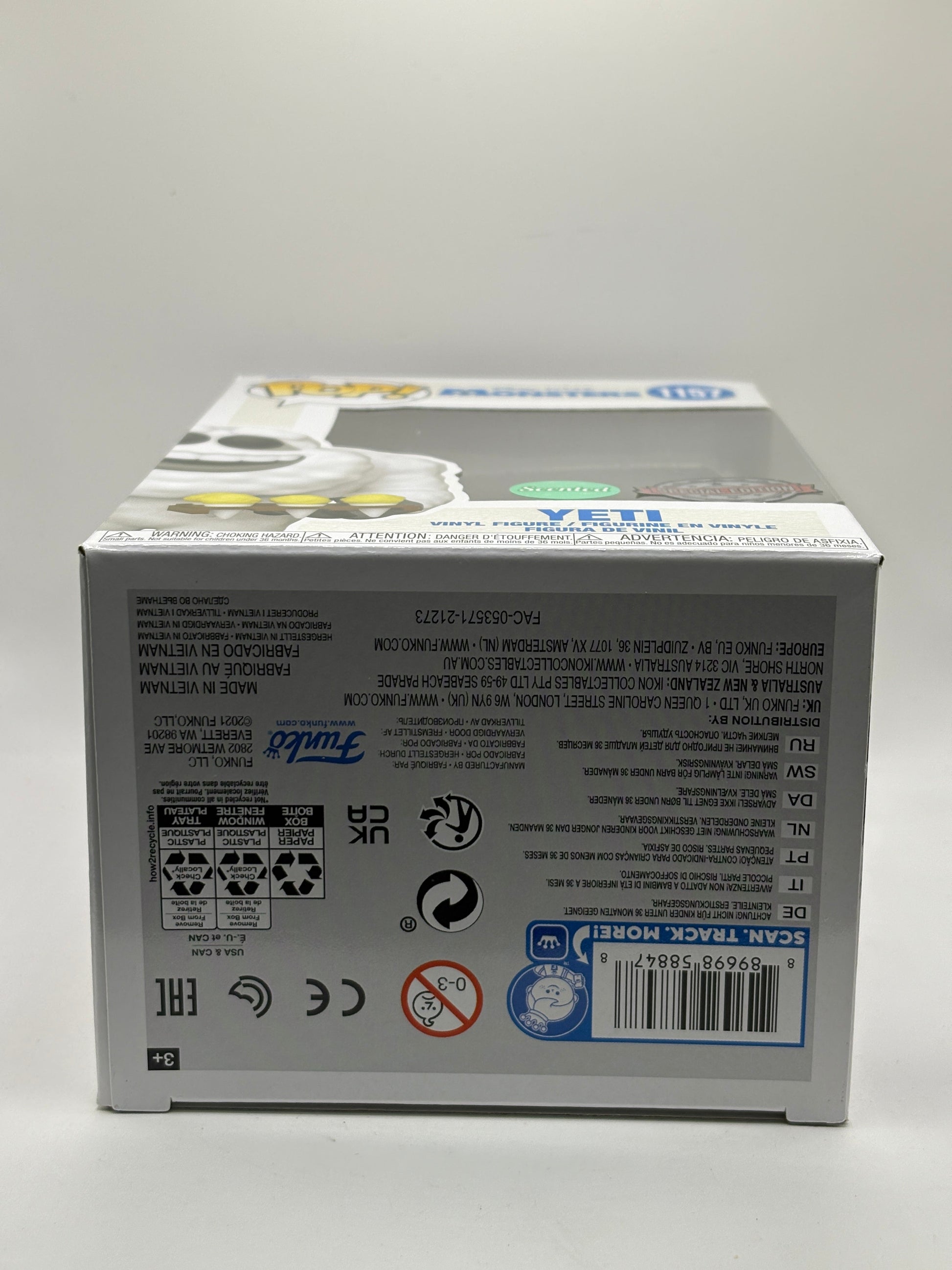 Funko POP! Disney Monsters Inc #1157 Yeti Scented Special Edition FRENLY BRICKS - Open 7 Days