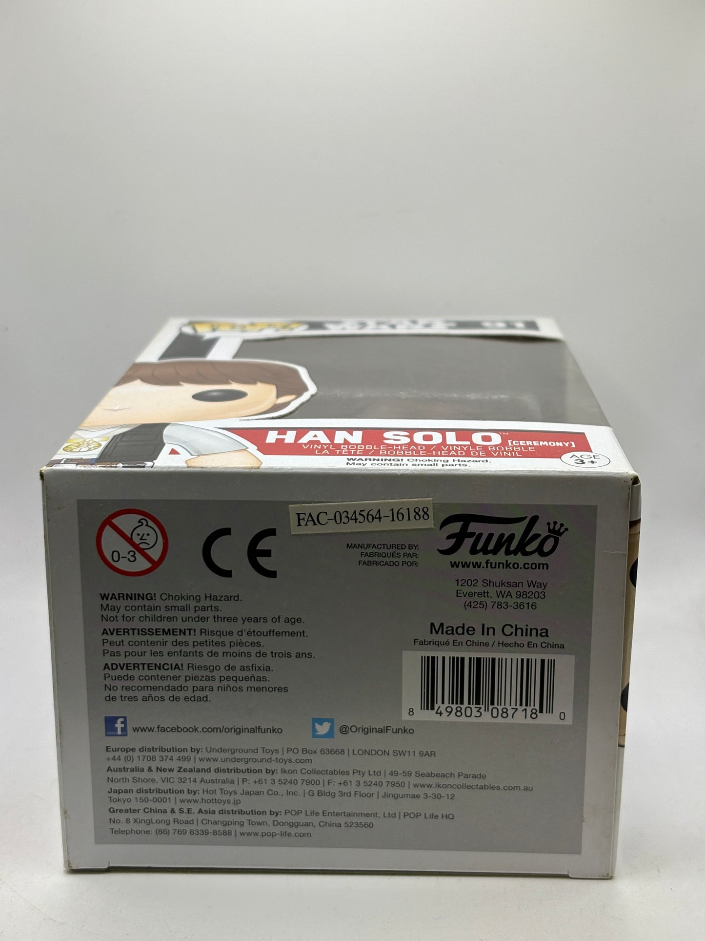 Funko POP! Star Wars #91 Han Solo [Ceremony] Vinyl Bobble-Head