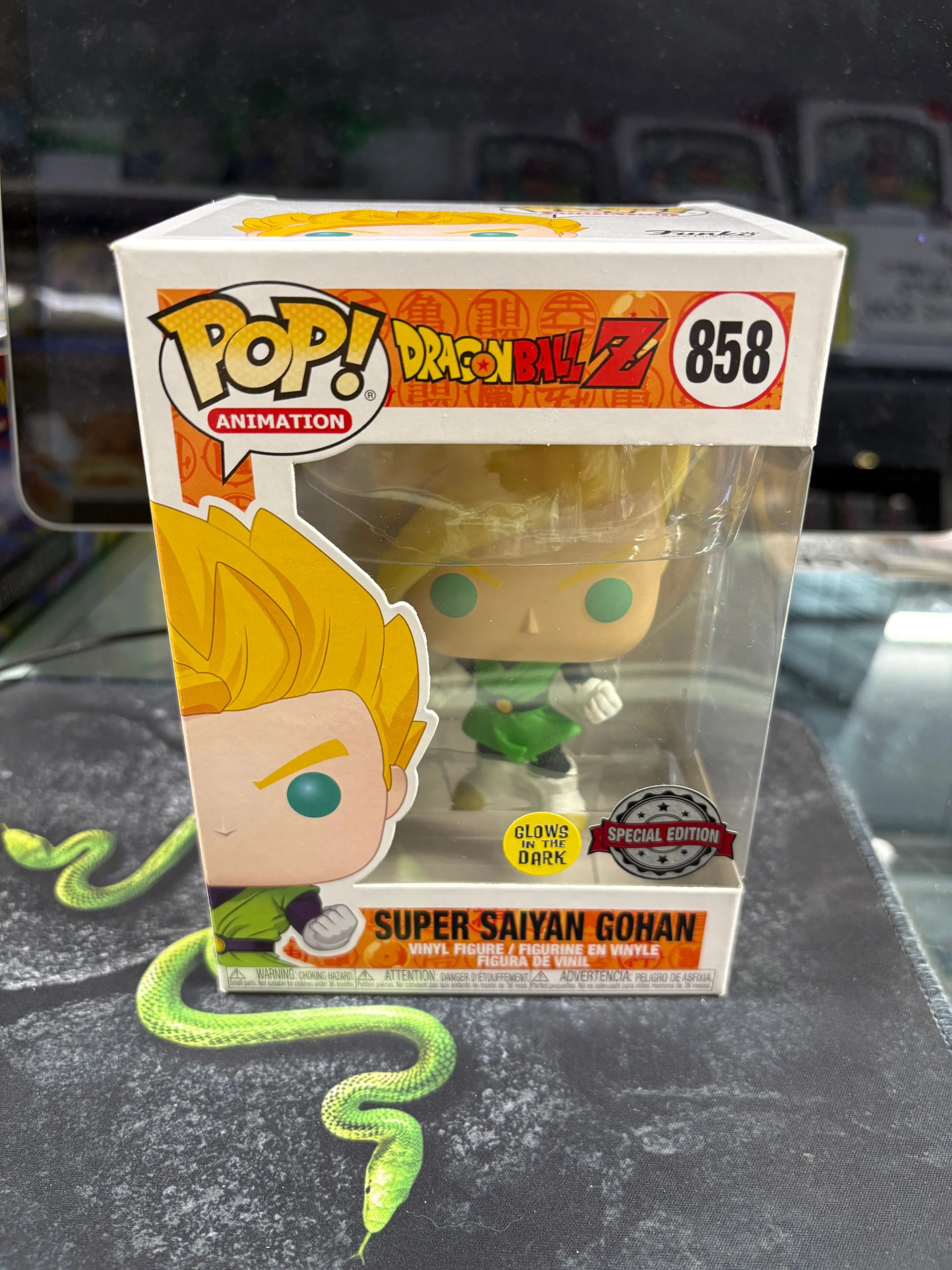 Dragon Ball Z - Super Saiyan Gohan Glow in the dark #858 Funko pop vinyl FRENLY BRICKS - Open 7 Days