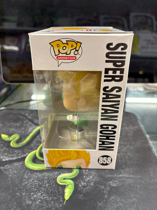 Dragon Ball Z - Super Saiyan Gohan Glow in the dark #858 Funko pop vinyl FRENLY BRICKS - Open 7 Days