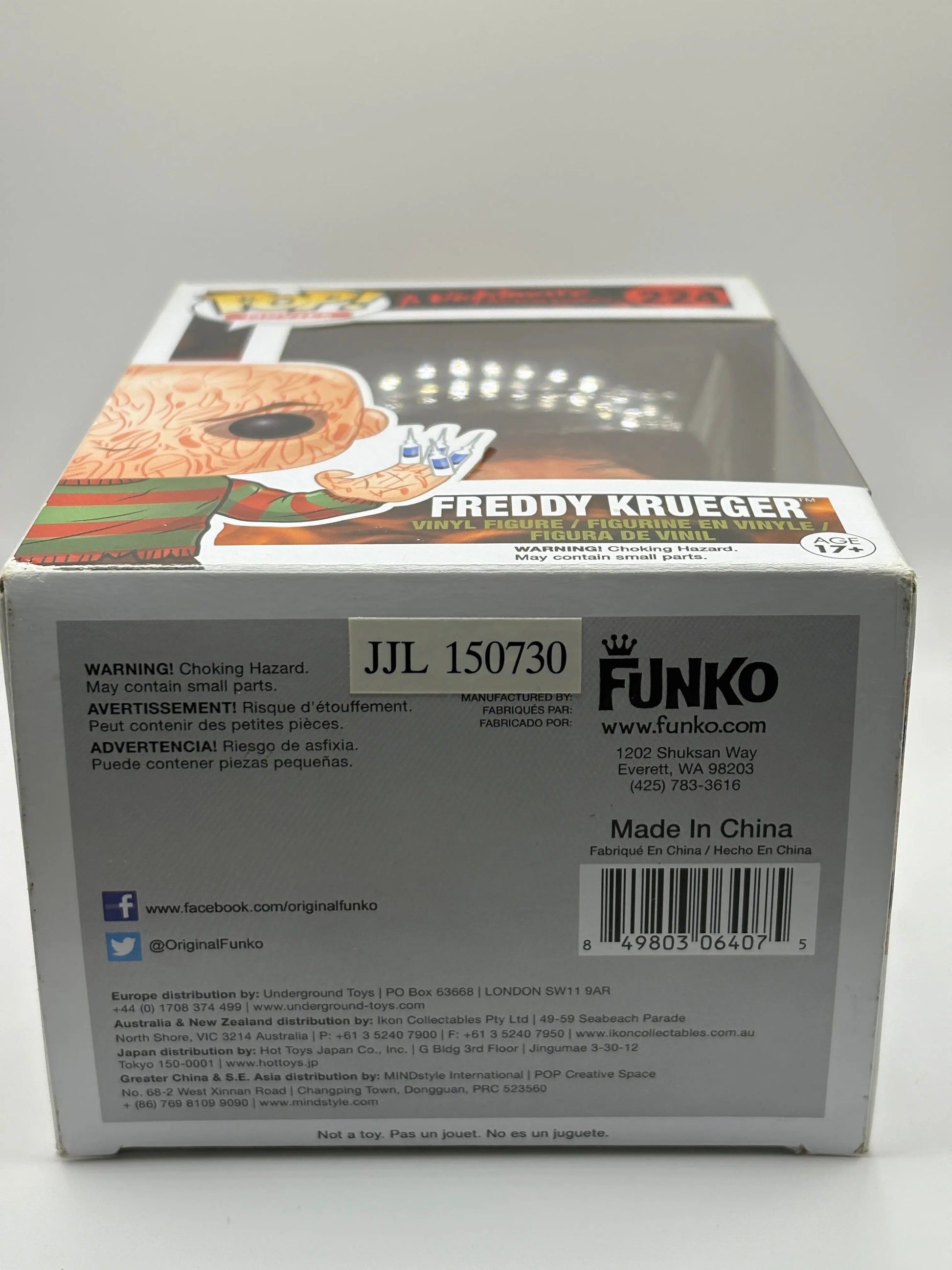 Funko POP! Movies A Nightmare on Elm Street #224 Freddy Krueger FRENLY BRICKS - Open 7 Days