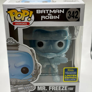 Funko POP! Heroes Batman & Robin #342 Mr. Freeze 2020 Summer Convention Limited FRENLY BRICKS - Open 7 Days