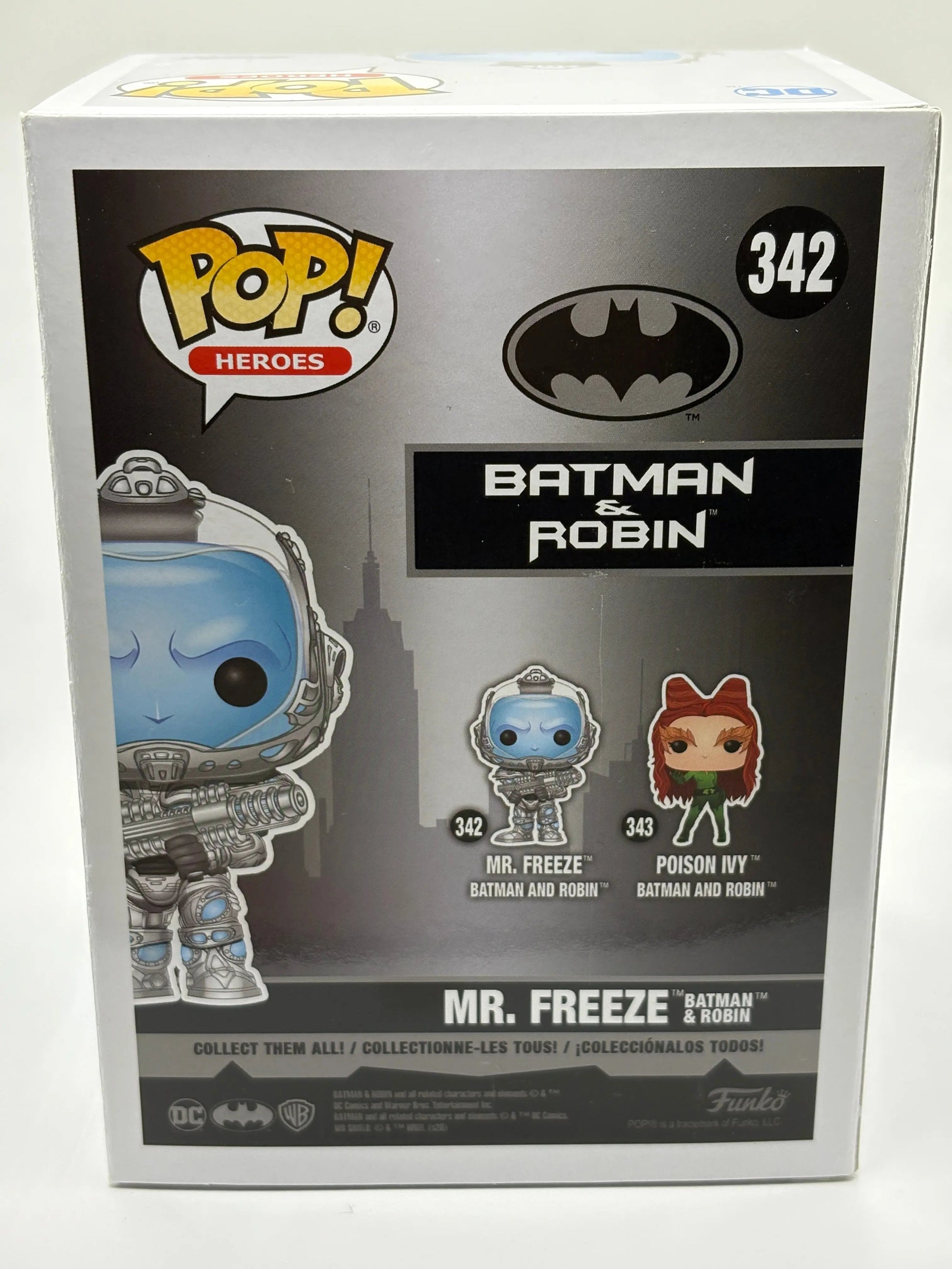 Funko POP! Heroes Batman & Robin #342 Mr. Freeze 2020 Summer Convention Limited FRENLY BRICKS - Open 7 Days