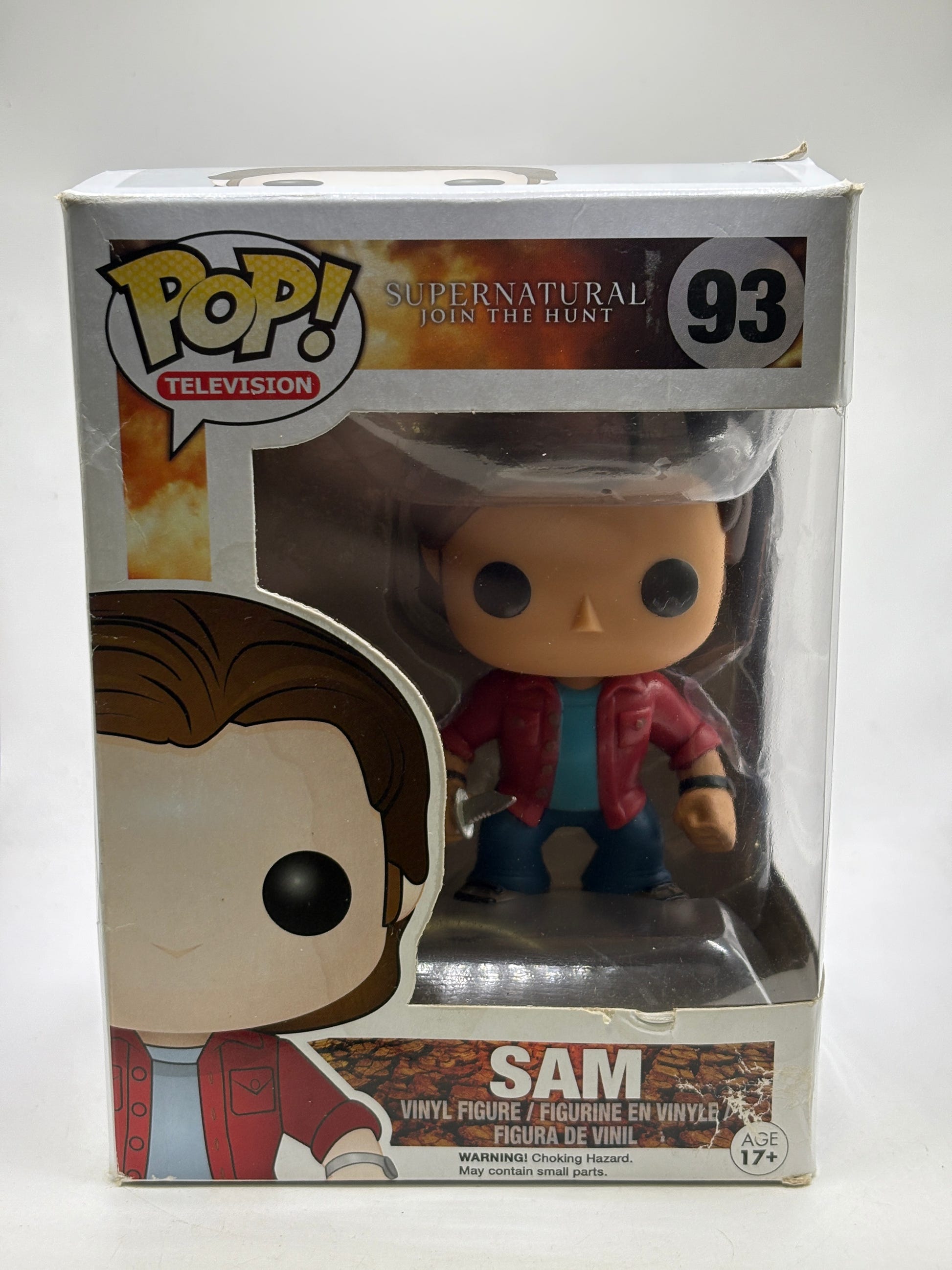 Funko POP! Television Supernatural #93 Sam Vinyl Figure Box Damage image 1