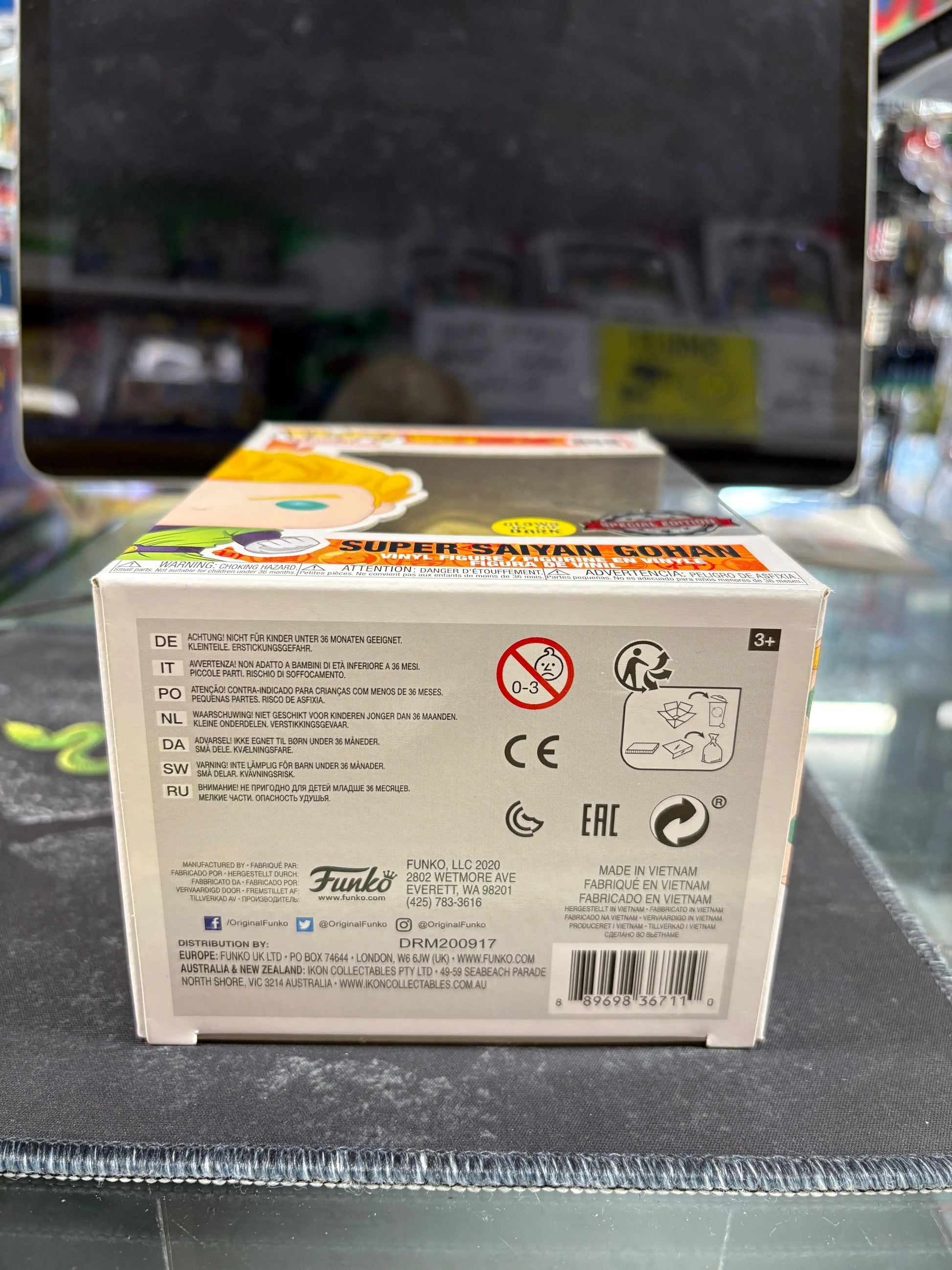 Dragon Ball Z - Super Saiyan Gohan Glow in the dark #858 Funko pop vinyl FRENLY BRICKS - Open 7 Days