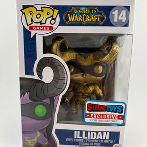 Funko POP Game 14 World of Warcraft Illidan Gold SimplyToys Singapore Exclusive FRENLY BRICKS - Open 7 Days