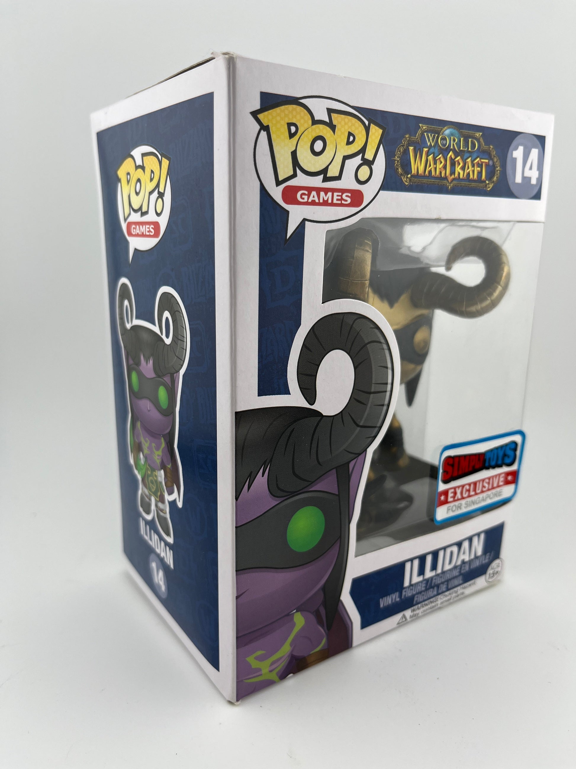 Funko POP Game 14 World of Warcraft Illidan Gold SimplyToys Singapore Exclusive FRENLY BRICKS - Open 7 Days