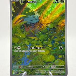 Pokemon TCG 151 MEW - Bulbasaur 166/165 Illustration Rare LP