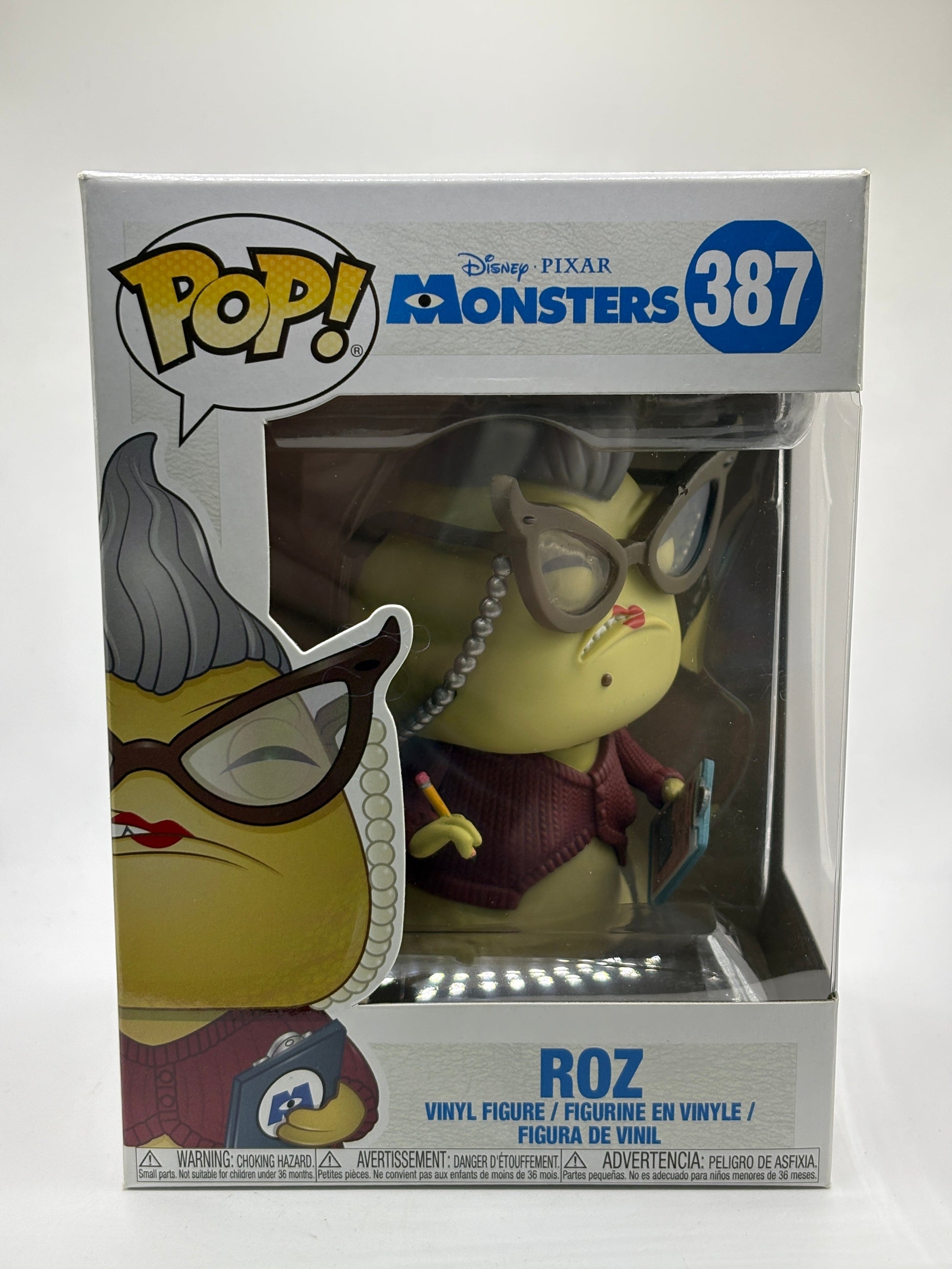 Funko POP! Disney Monsters Inc #387 Roz Vinyl Figure FRENLY BRICKS - Open 7 Days