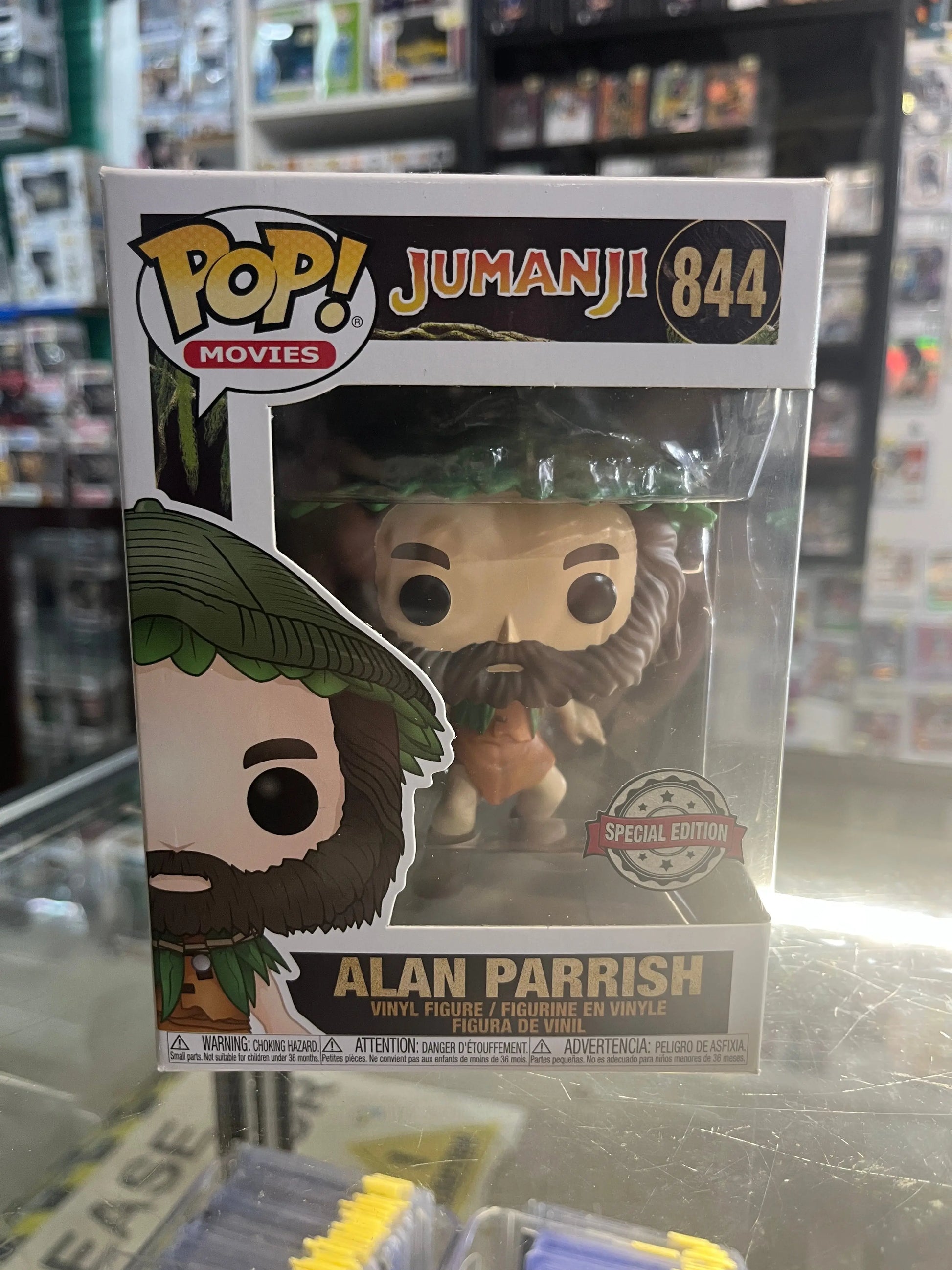 Funko POP Movies - Jumanji - Alan Parrish #844 FRENLY BRICKS - Open 7 Days