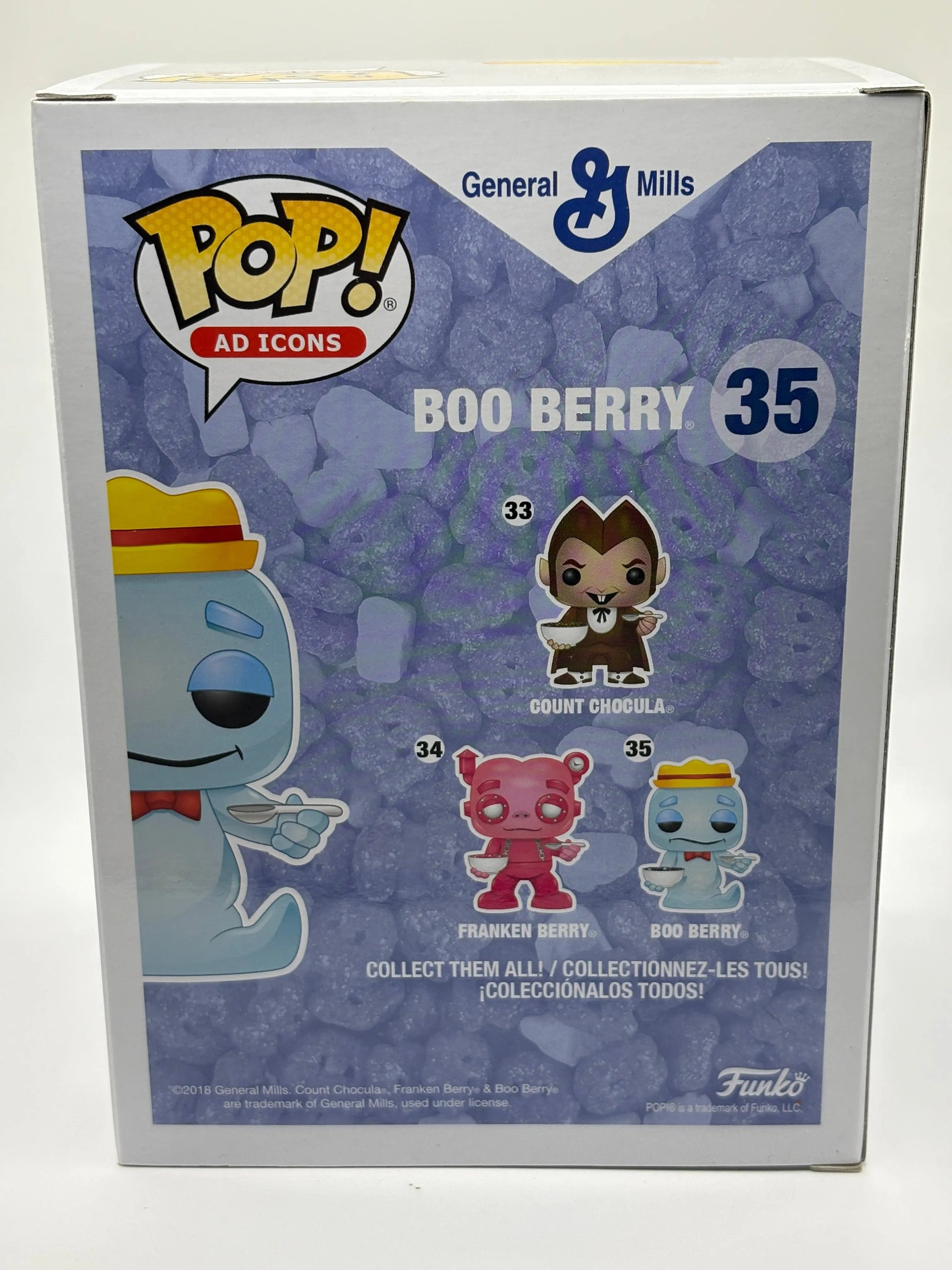 Funko POP! + PEZ Ad Icons General Mills #35 Boo Berry Limited Edition FRENLY BRICKS - Open 7 Days