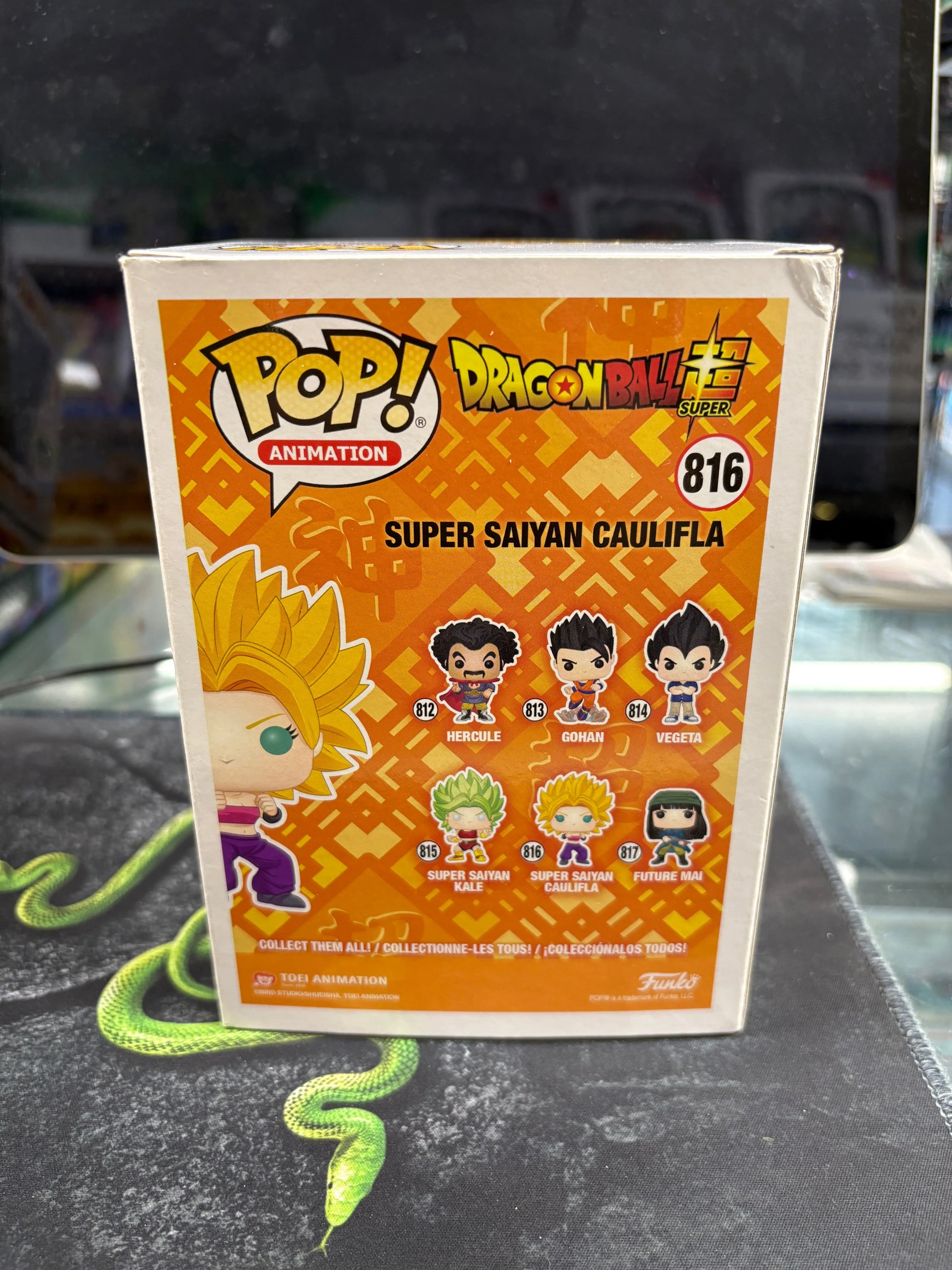 Funko Pop! Vinyl: Dragon Ball - Super Saiyan Caulifla #816 FRENLY BRICKS - Open 7 Days