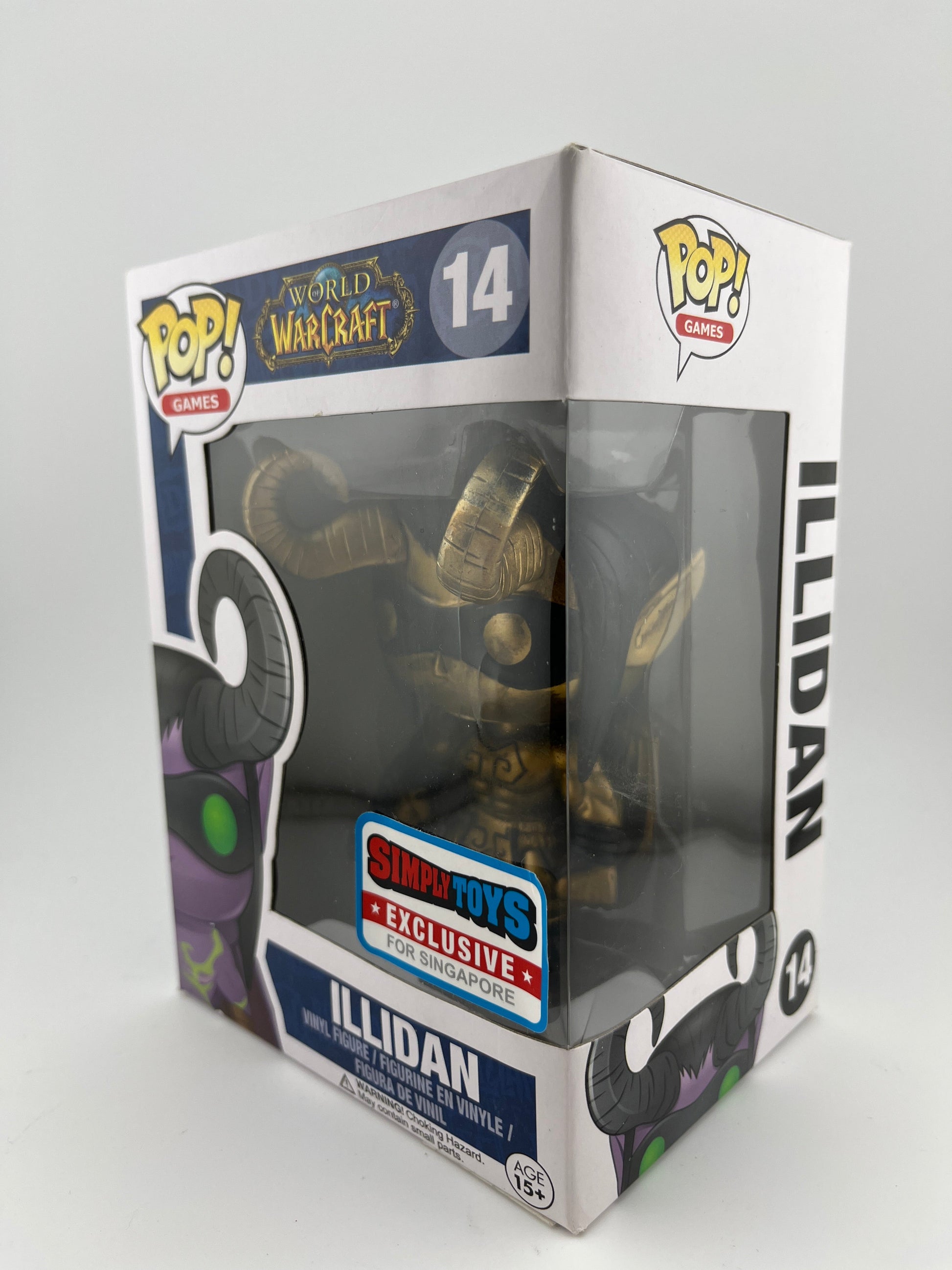 Funko POP Game 14 World of Warcraft Illidan Gold SimplyToys Singapore Exclusive FRENLY BRICKS - Open 7 Days