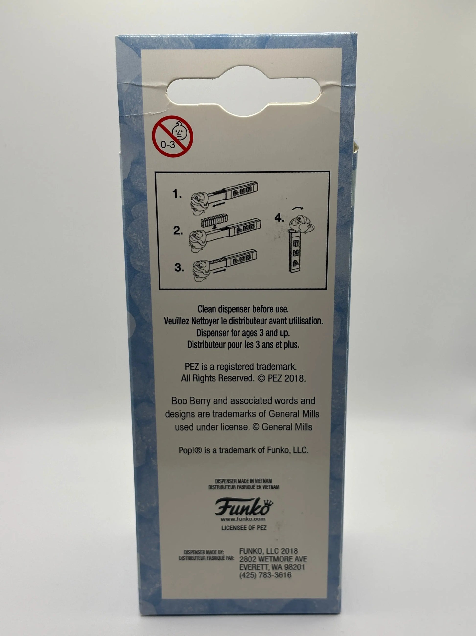 Funko POP! + PEZ Ad Icons General Mills #35 Boo Berry Limited Edition FRENLY BRICKS - Open 7 Days