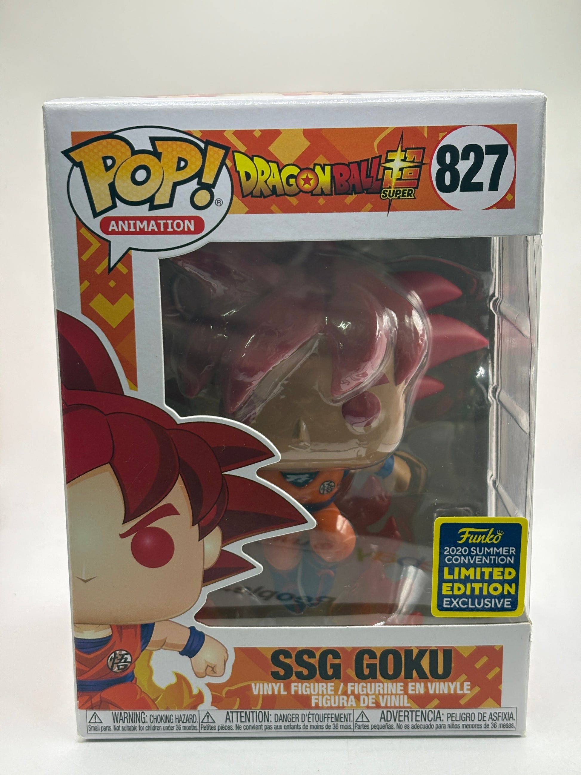Funko POP! Animation Dragon Ball Super #827 SSG Goku 2020 Summer Con FRENLY BRICKS - Open 7 Days image 1