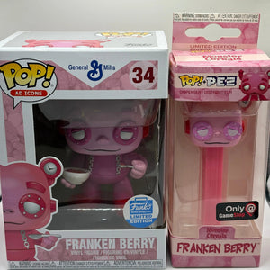 Funko POP! + PEZ Ad Icons General Mills #34 Franken Berry Limited Edition FRENLY BRICKS - Open 7 Days