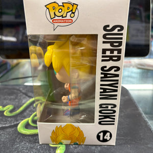 Funko Pop Vinyl Figure Dragon Ball Z DBZ #14 Super Saiyan Goku GITD Glow FRENLY BRICKS - Open 7 Days