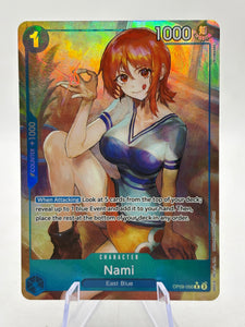 One Piece TCG OP09 - Nami OP09-050 Rare Alt Art Nm