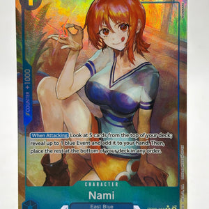 One Piece TCG OP09 - Nami OP09-050 Rare Alt Art Nm