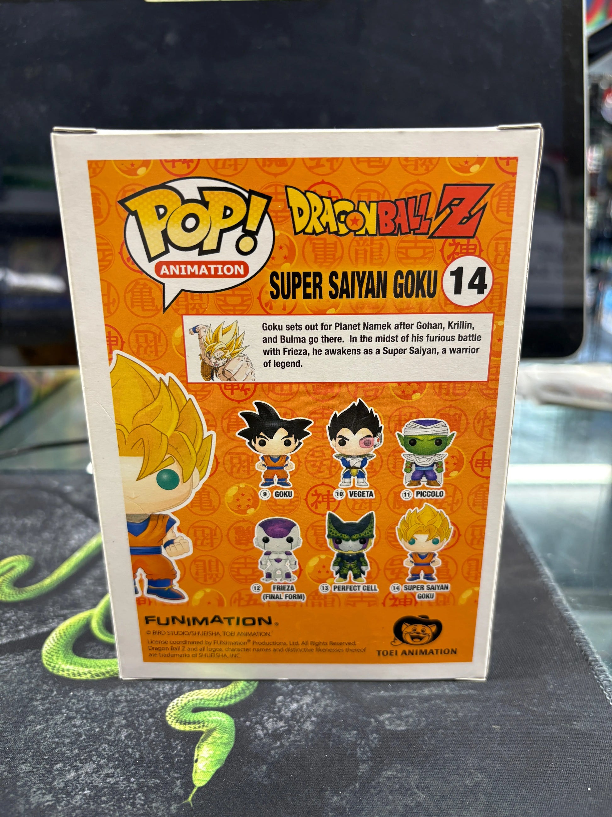 Funko Pop Vinyl Figure Dragon Ball Z DBZ #14 Super Saiyan Goku GITD Glow FRENLY BRICKS - Open 7 Days