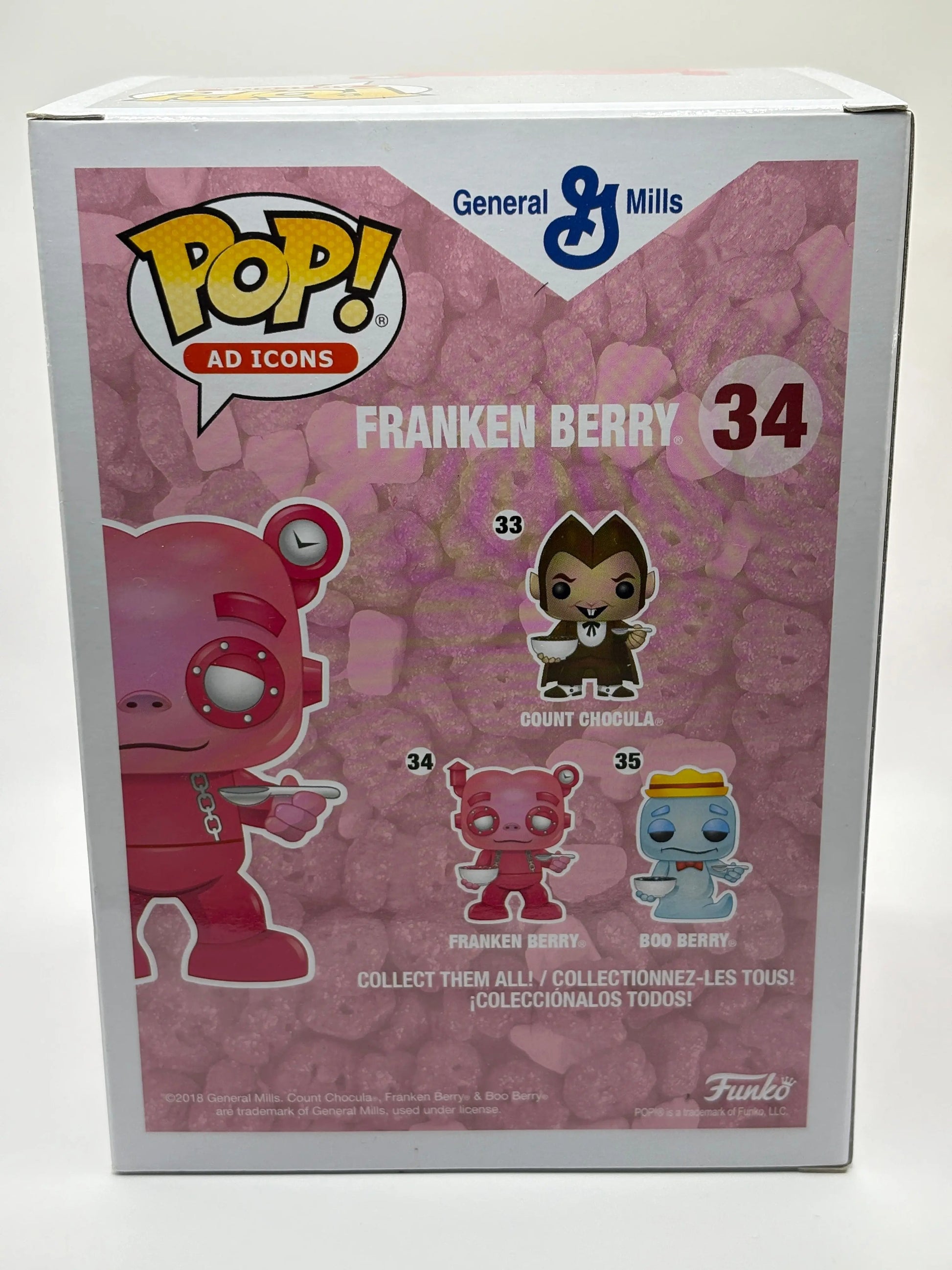 Funko POP! + PEZ Ad Icons General Mills #34 Franken Berry Limited Edition FRENLY BRICKS - Open 7 Days
