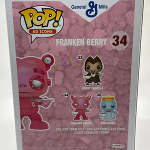 Funko POP! + PEZ Ad Icons General Mills #34 Franken Berry Limited Edition FRENLY BRICKS - Open 7 Days