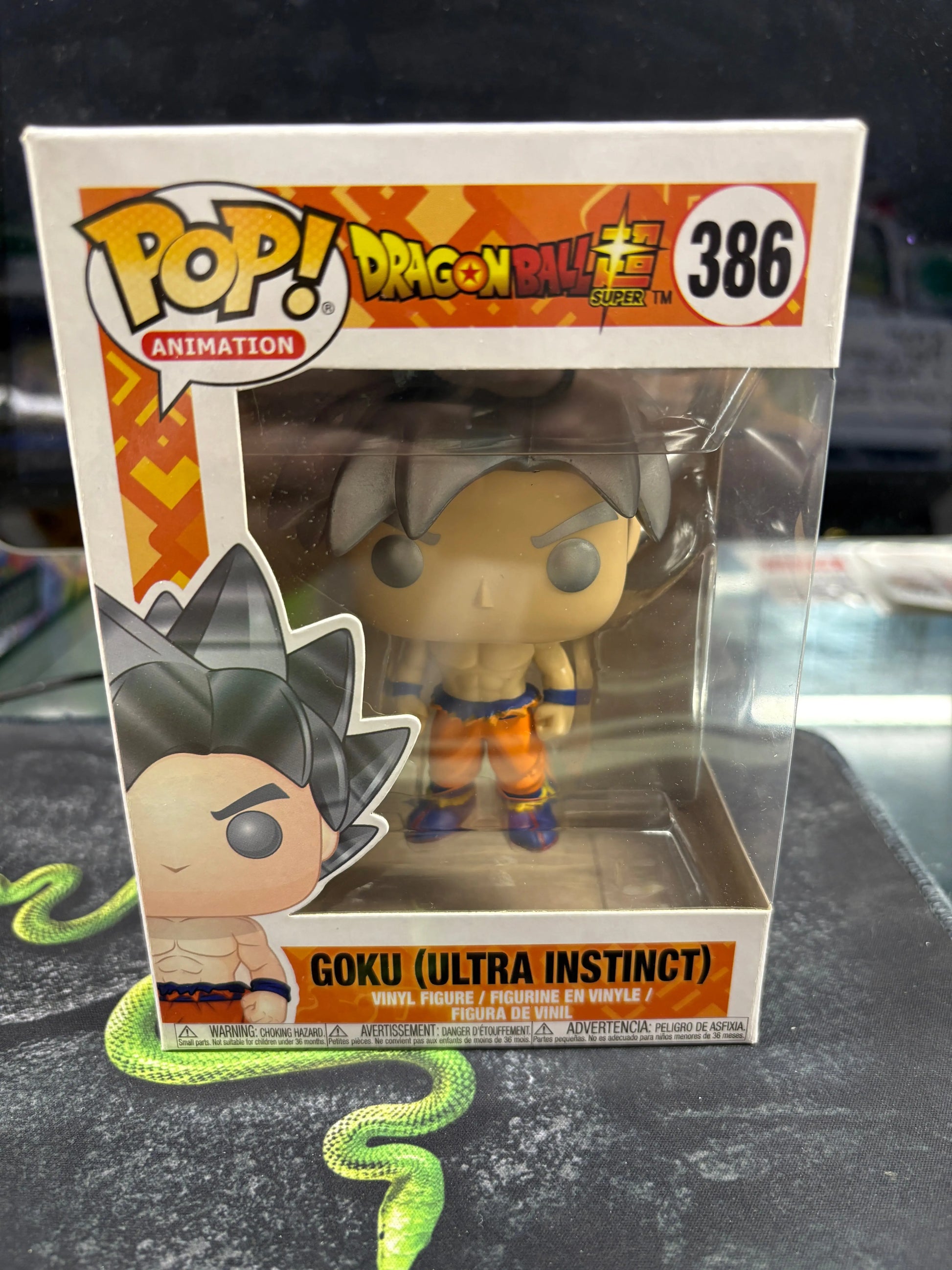 Funko Pop Goku Ultra Instinct # 386 Dragon Ball Super Animation Vinyl Figure FRENLY BRICKS - Open 7 Days