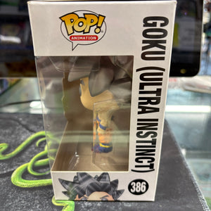 Funko Pop Goku Ultra Instinct # 386 Dragon Ball Super Animation Vinyl Figure FRENLY BRICKS - Open 7 Days