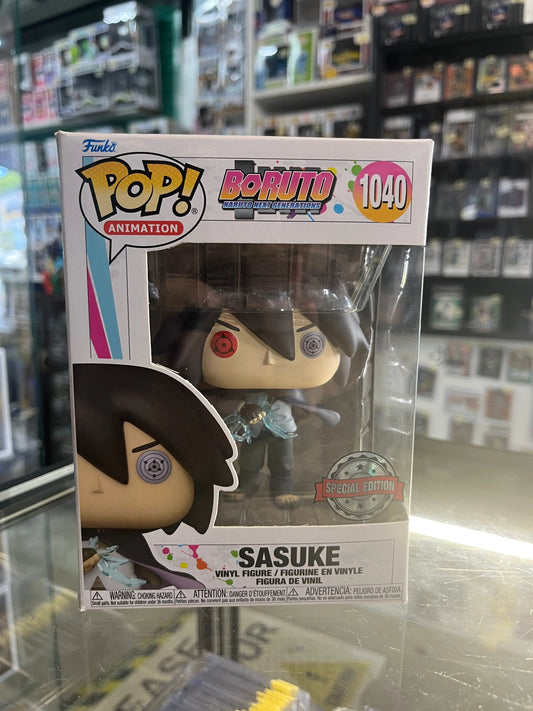 Funko POP Animation - Boruto - Sasuke #1040 FRENLY BRICKS - Open 7 Days