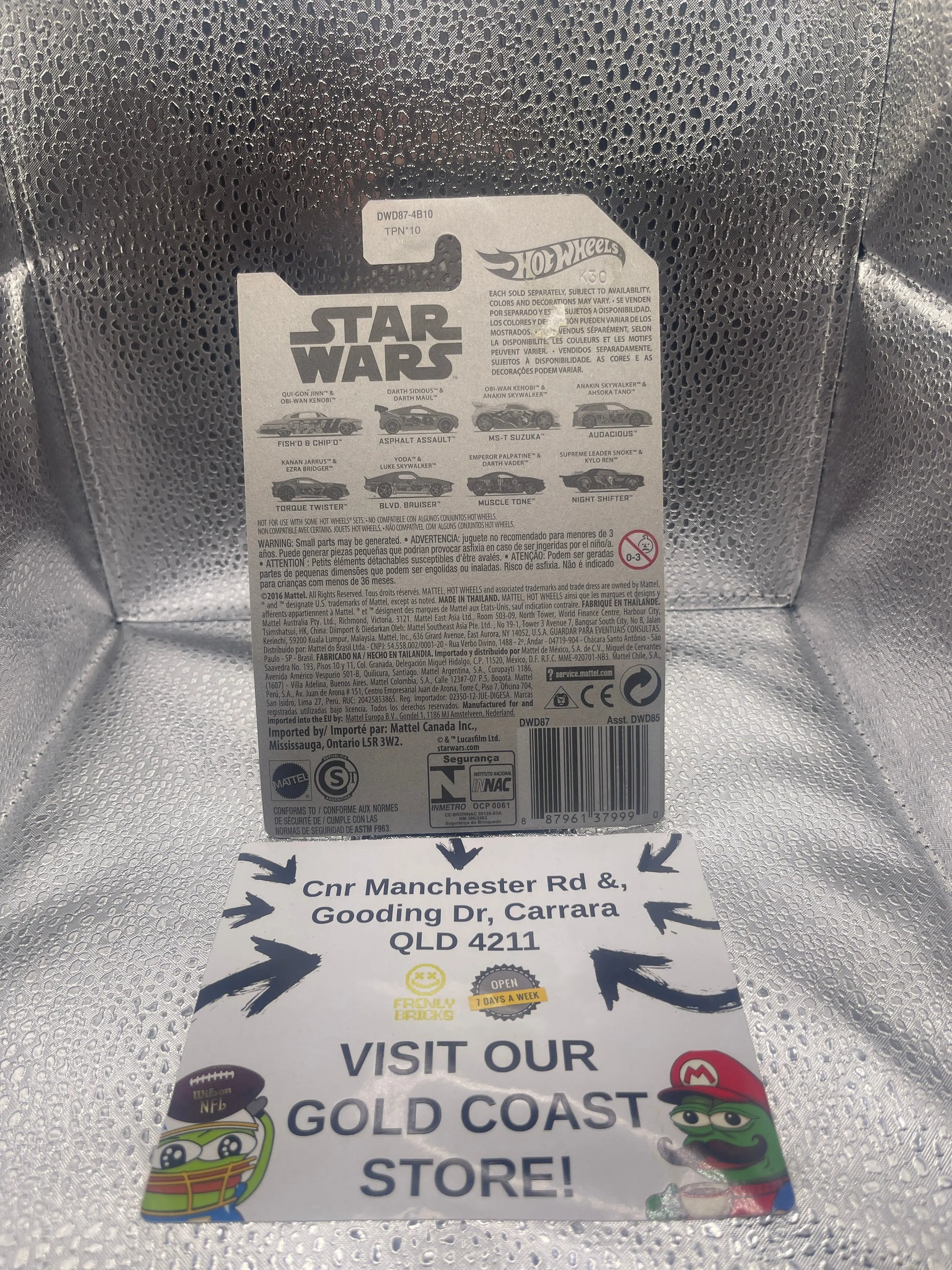 Hot Wheels Star Wars Anakin Skywalker & Ahsoka Tano Audacious FRENLY BRICKS - Open 7 Days