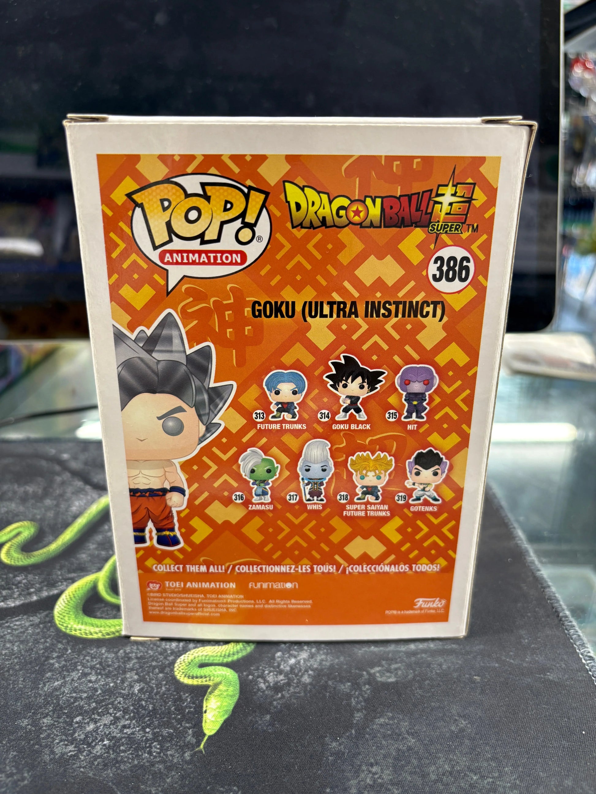 Funko Pop Goku Ultra Instinct # 386 Dragon Ball Super Animation Vinyl Figure FRENLY BRICKS - Open 7 Days