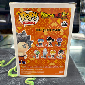Funko Pop Goku Ultra Instinct # 386 Dragon Ball Super Animation Vinyl Figure FRENLY BRICKS - Open 7 Days