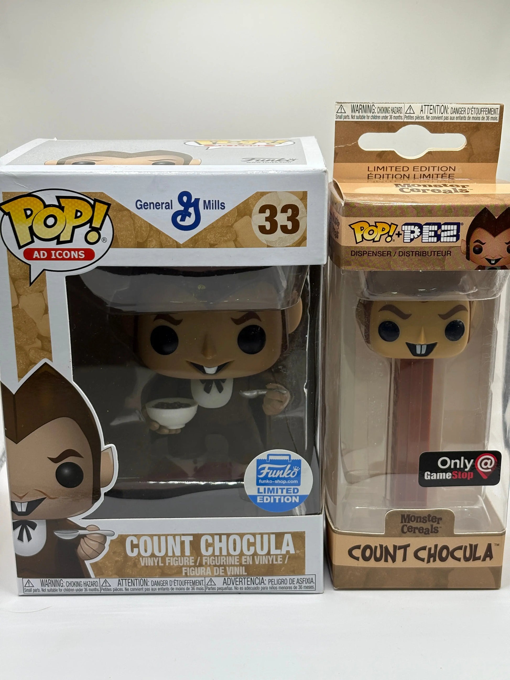 Funko POP! + PEZ Ad Icons General Mills #33 Count Chocula Limited Edition FRENLY BRICKS - Open 7 Days