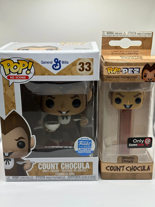 Funko POP! + PEZ Ad Icons General Mills #33 Count Chocula Limited Edition FRENLY BRICKS - Open 7 Days