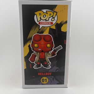 Funko Pop! Vinyl: Hellboy - Hellboy (w/ Jacket) (Chase) #01 +combinedshipping FRENLY BRICKS - Open 7 Days