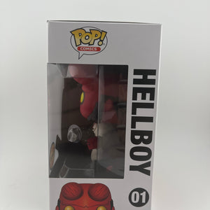 Funko Pop! Vinyl: Hellboy - Hellboy (w/ Jacket) (Chase) #01 +combinedshipping FRENLY BRICKS - Open 7 Days